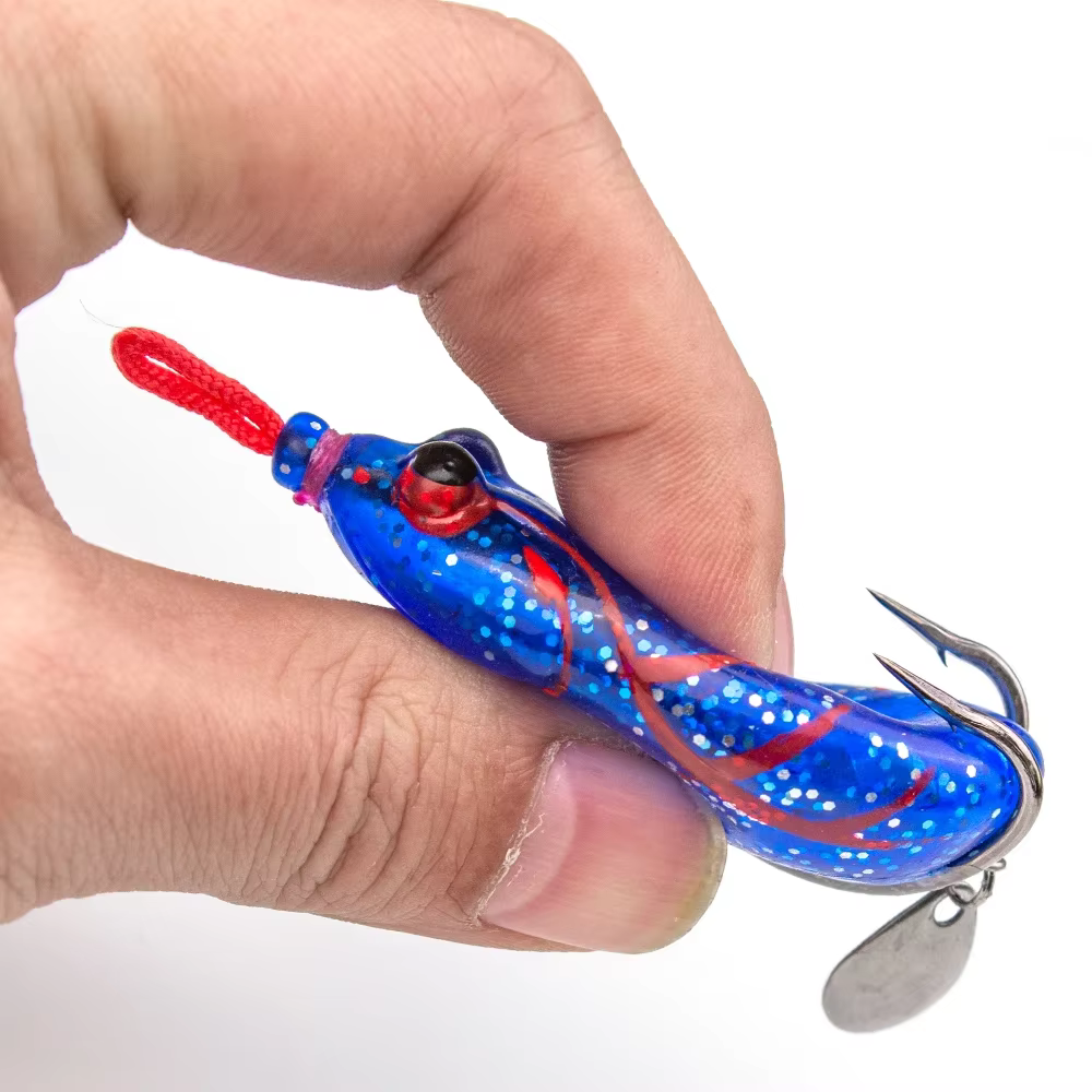 Rana topwater Obsession con paletas giratorias – Señuelo artificial - imagen 3