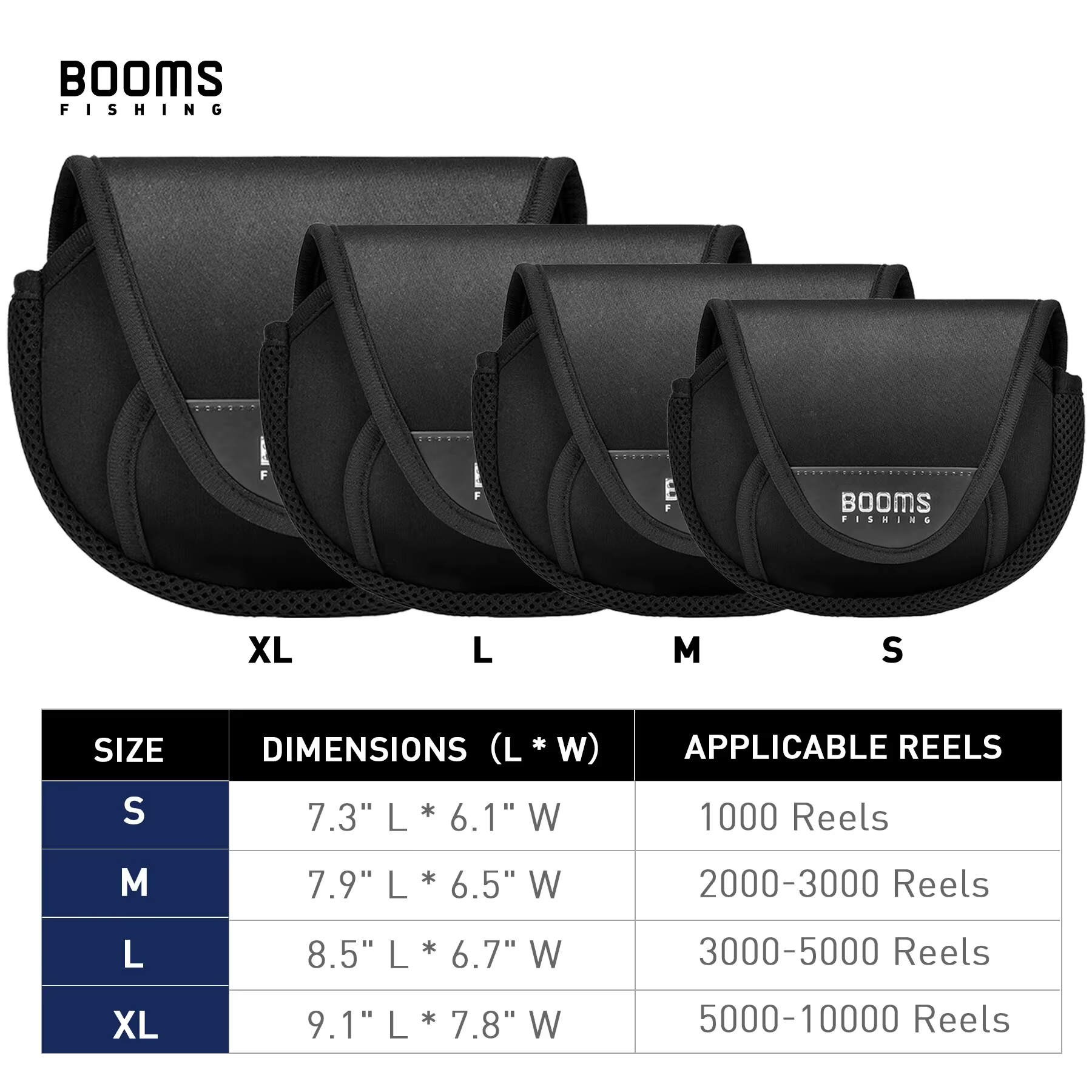 Booms Fishing RC2 Funda protectora para carrete de pesca giratorio - imagen 5