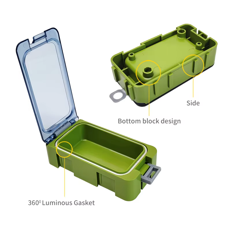 Caja pesca LED organizador anzuelos y herramientas - imagen 5