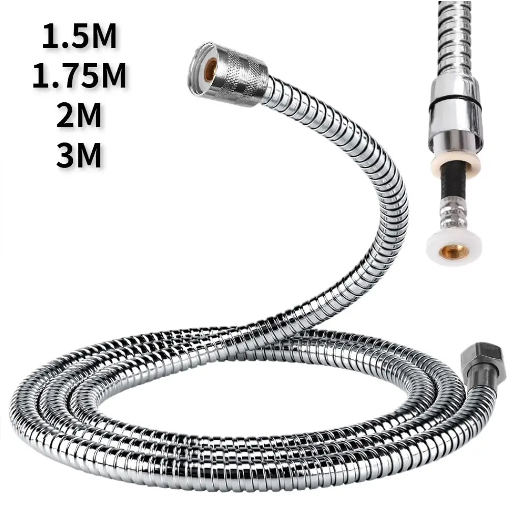 Manguera de Ducha Flexible – Acero Inoxidable Extensible 1,5-3m - imagen 3