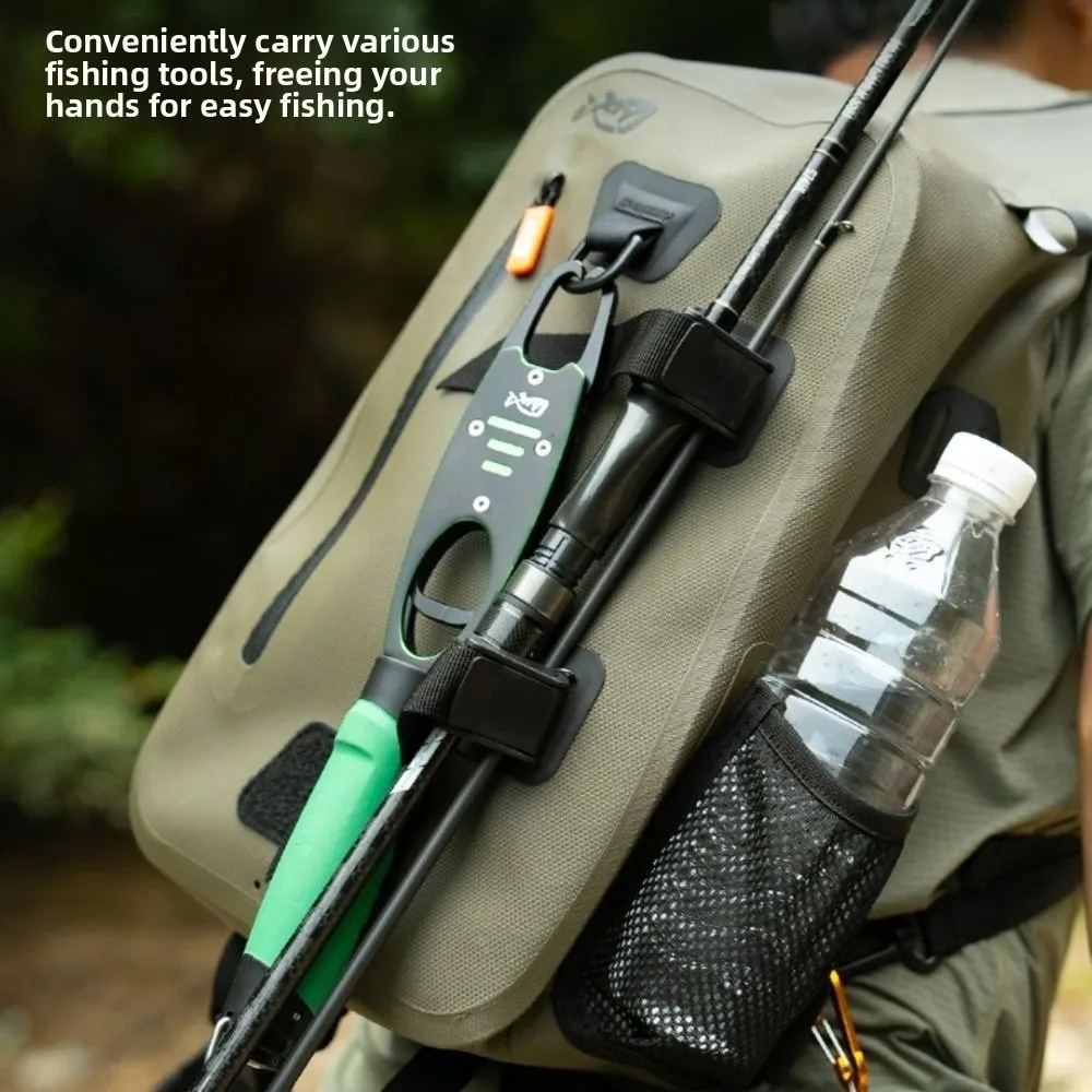 Bolsa de pesca doble capa TPU impermeable con bandolera y capacidad - imagen 4