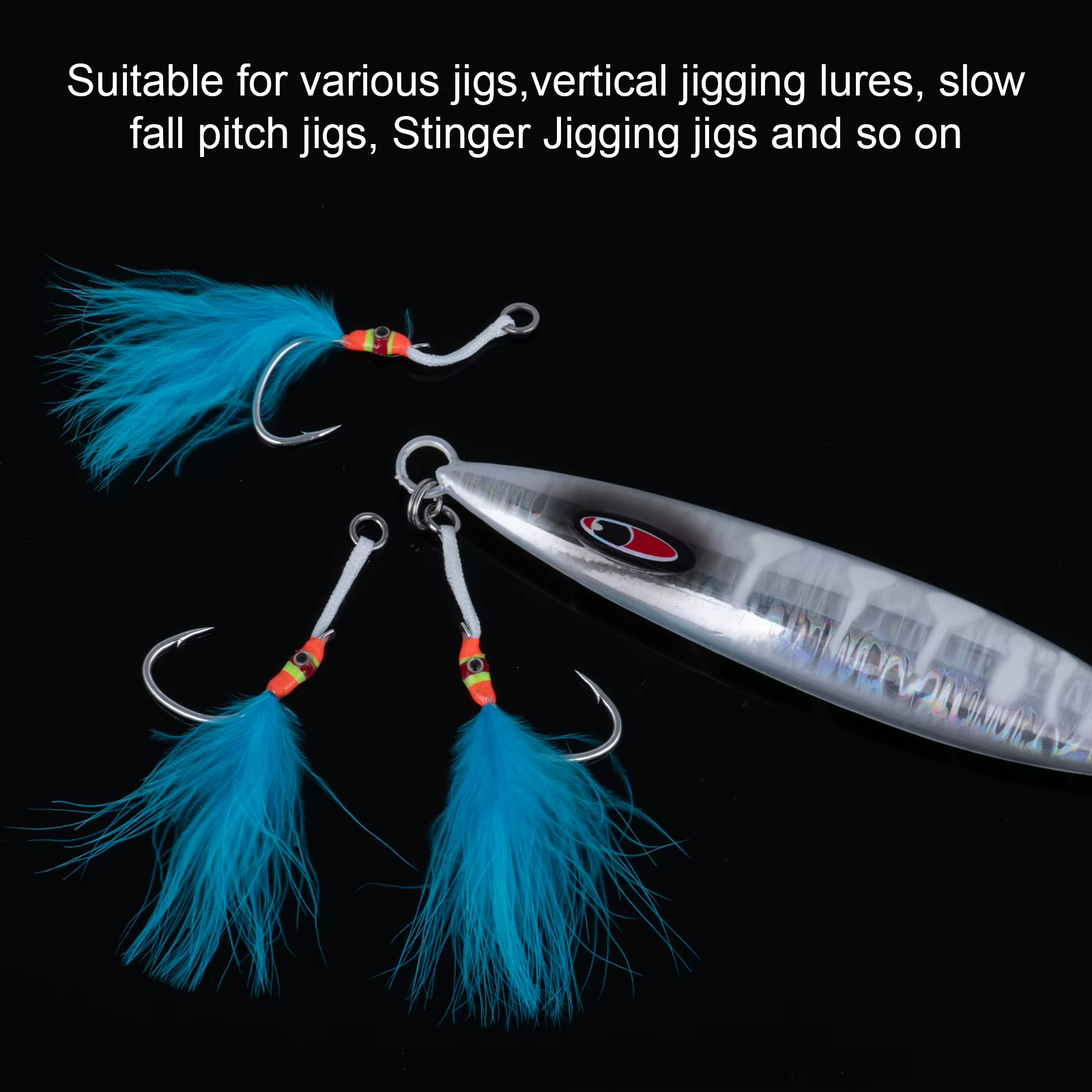 Anzuelos Jigging Agua Salada – Kit Anzuelos Verticales Caída Rápida - imagen 4