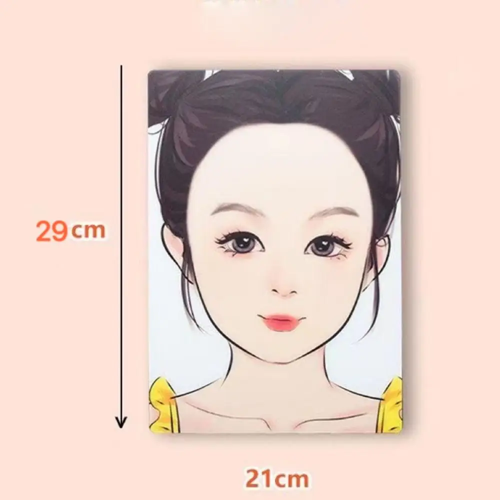 Tablero de práctica de pintura facial colorido