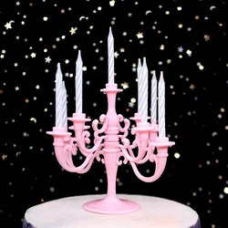 Velas y soportes para tarta de cumpleaños: decoración