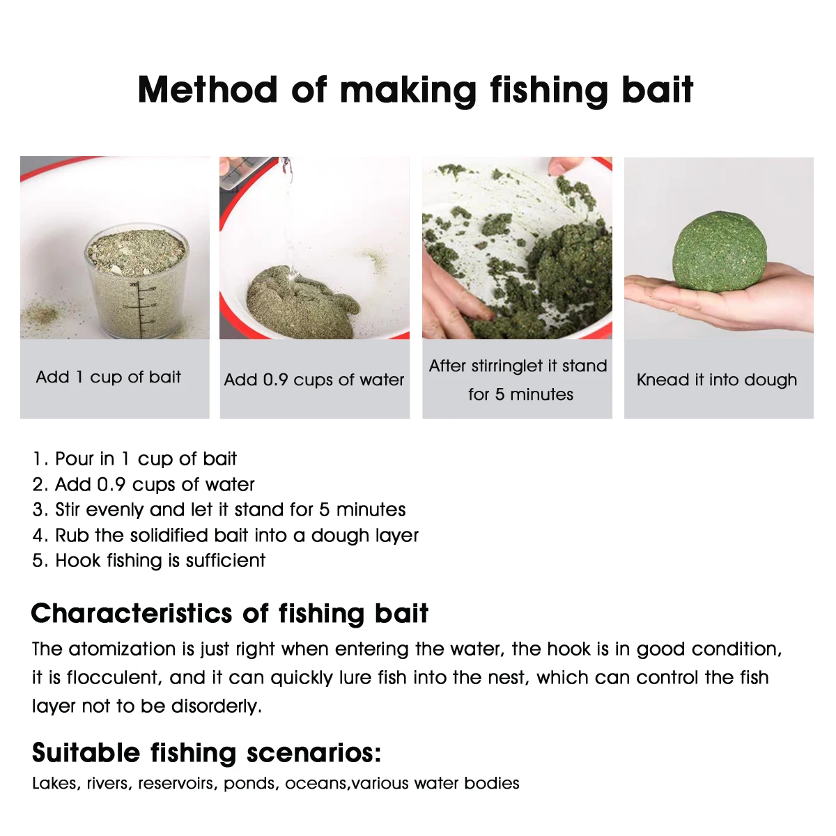 Cebo con sabor a fruta Fishing King verano para carpa cruciana - imagen 5