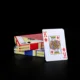 Cartas de póker impermeables de PVC flexibles, letras grandes