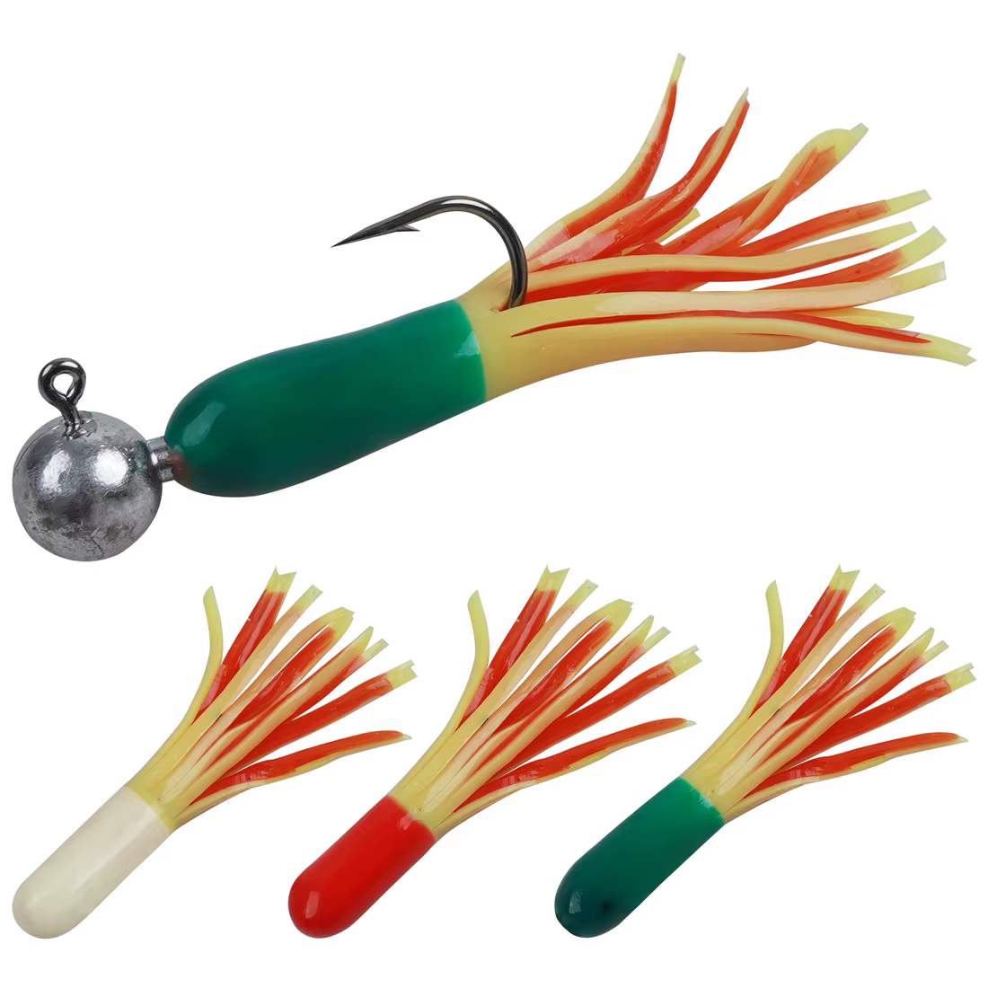 Tube Jig Heads 6cm – Faldilla blanda para lubina - imagen 4