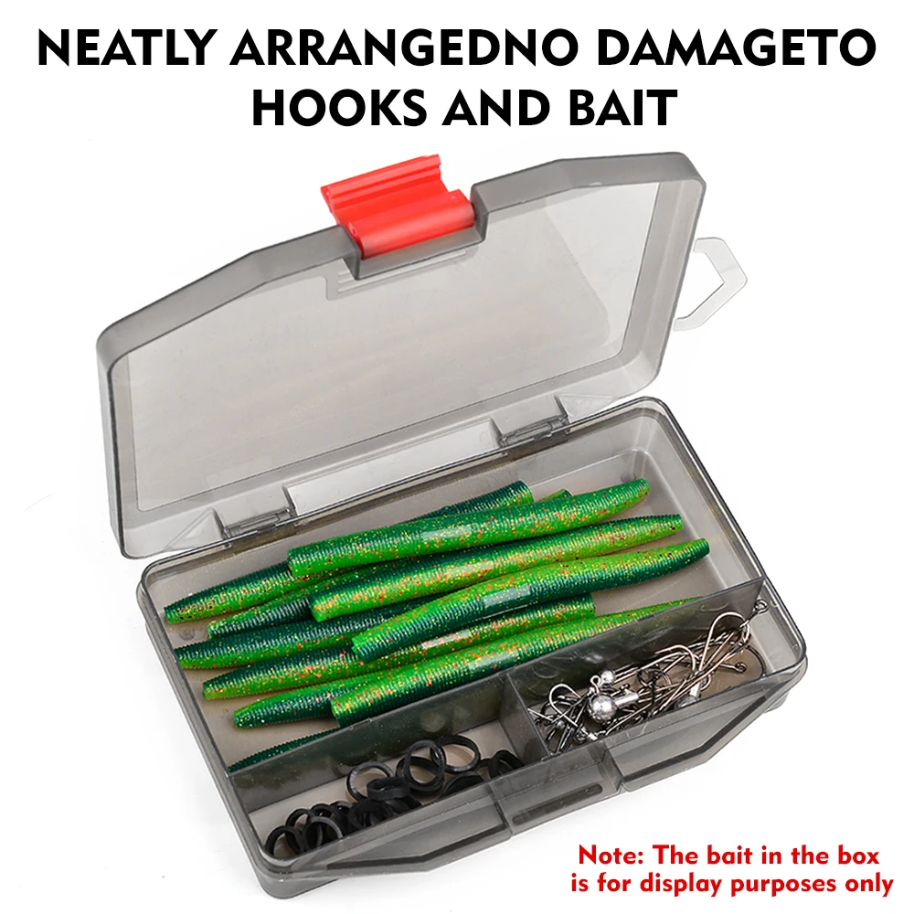 Caja de pesca PROBEROS gran capacidad para señuelos y anzuelos - imagen 2