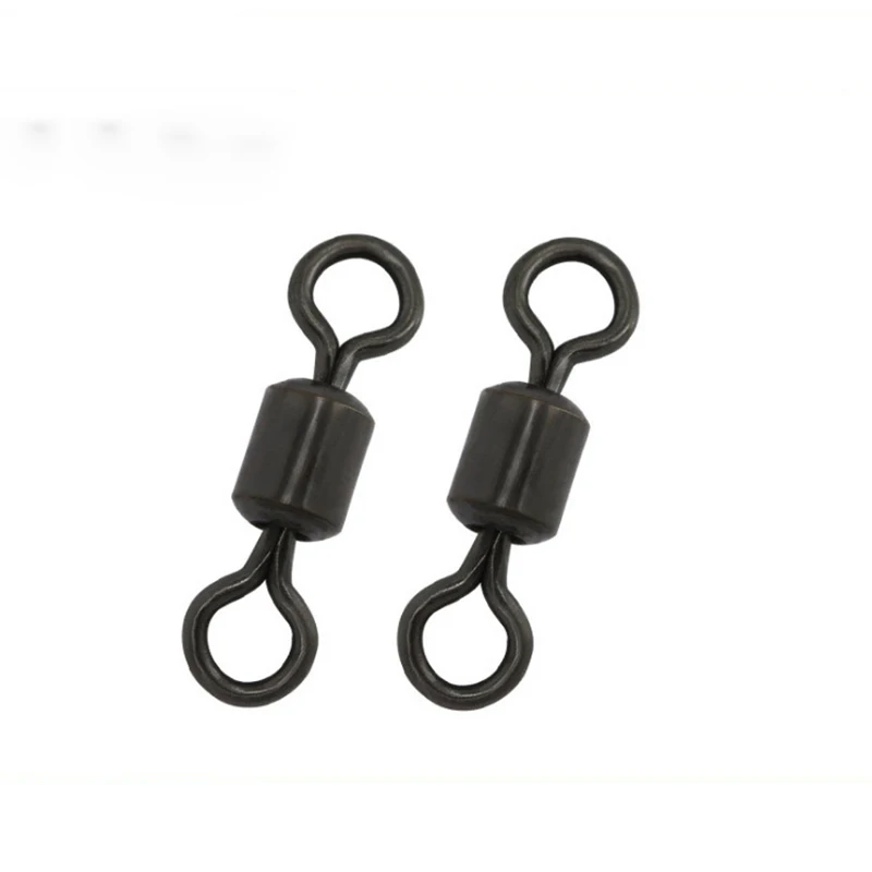 Giratorio Barril Snap Negro para Pesca de Carpa – Conector de Línea - imagen 2