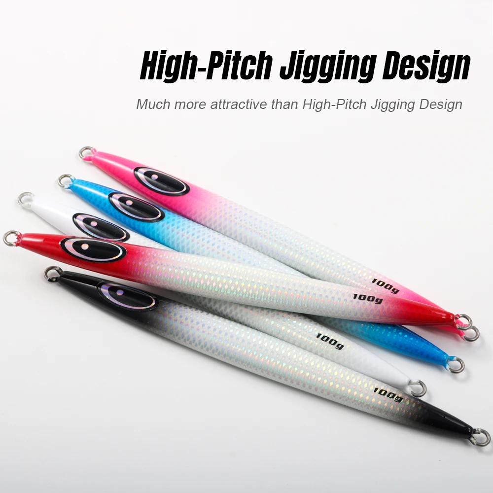 Señuelo Jigging Vertical Metal Luminoso para Aguas Profundas - imagen 5
