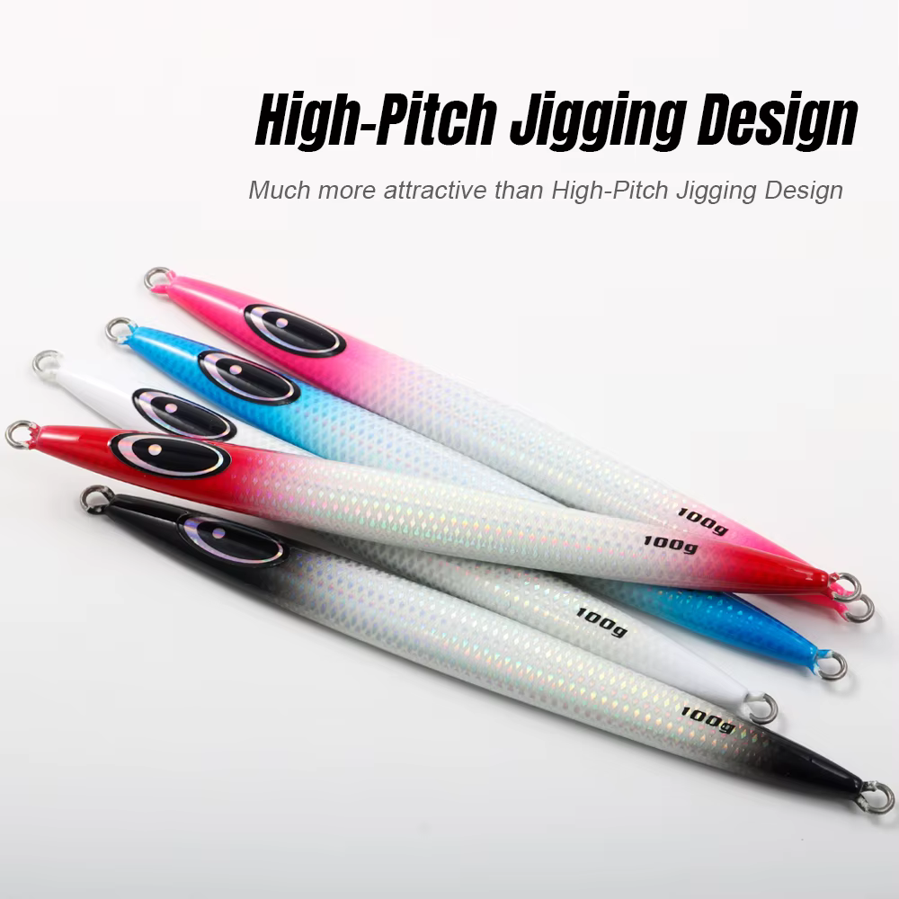 Señuelo Jigging Vertical Metal Luminoso para Aguas Profundas - imagen 5