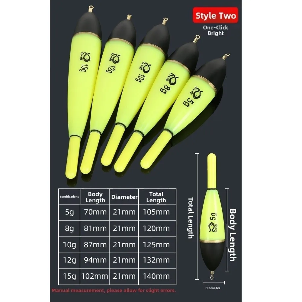 Flotador luminoso ABS resistente para pesca en mar nocturna - imagen 4