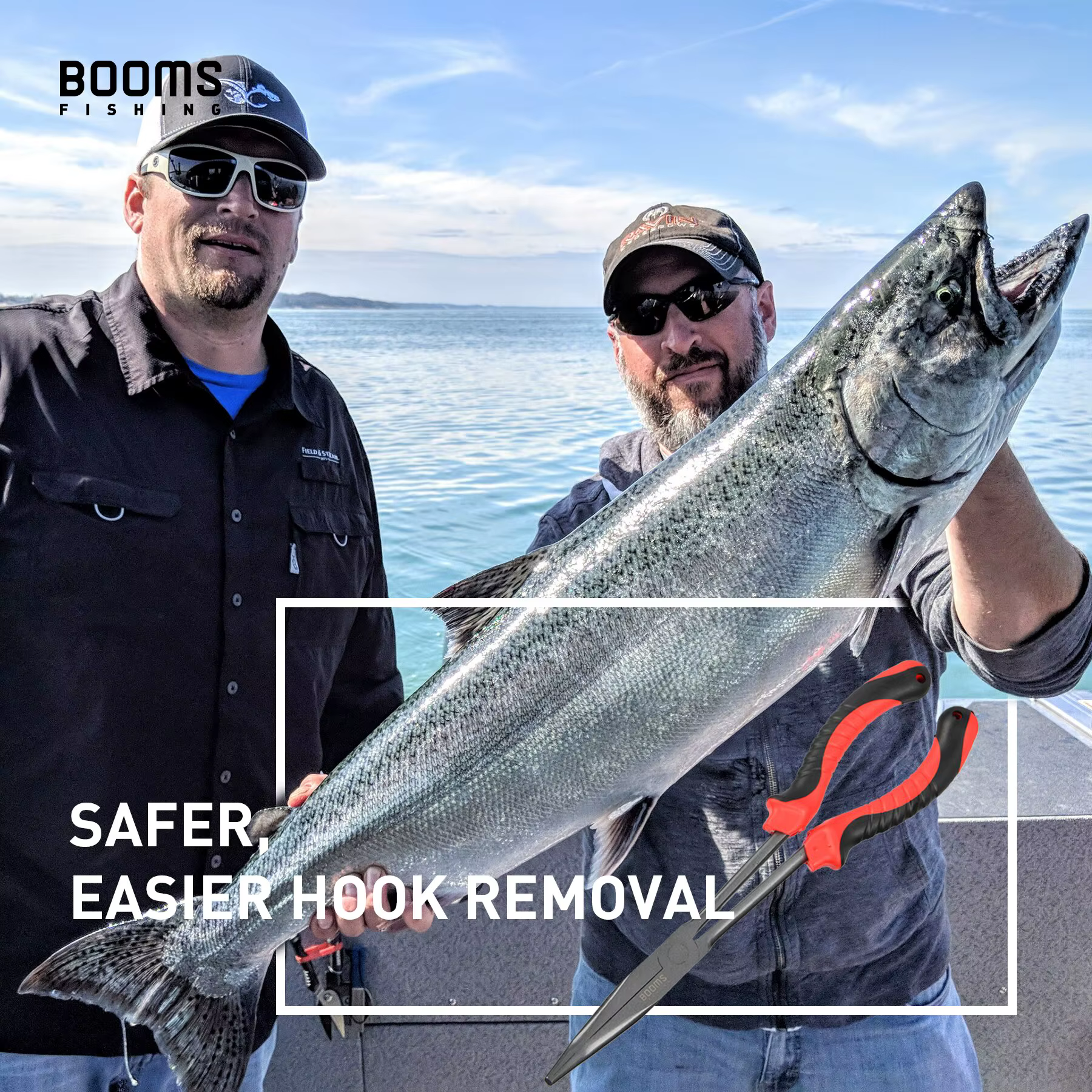 Booms Fishing Alicates F05 28cm Punta Larga – Removedor de Anzuelos - imagen 5