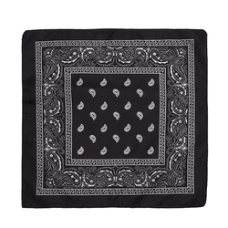 Pañuelo bandana Goture hip hop estampado cuadrado negro unisex