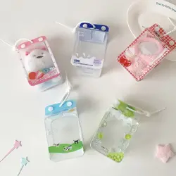 Bolsa transparente PVC con cordón para señaladores y accesorios de pesca