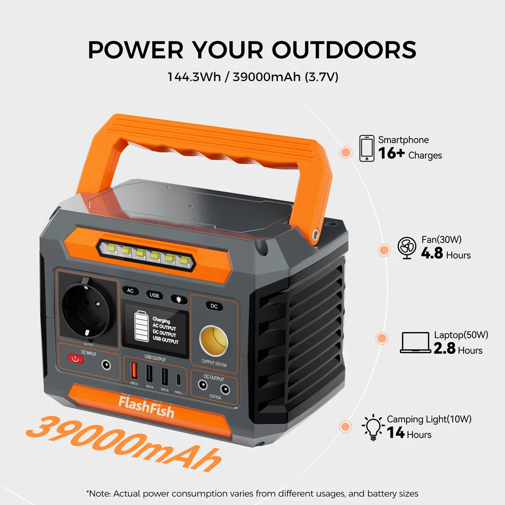 Flashfish P66A Mini en uso exterior