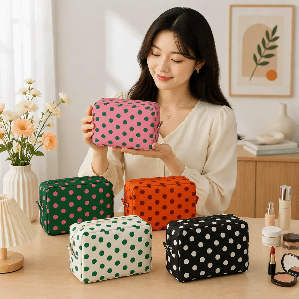Bolsa impermeable de almacenamiento con puntos y gran capacidad - imagen 3