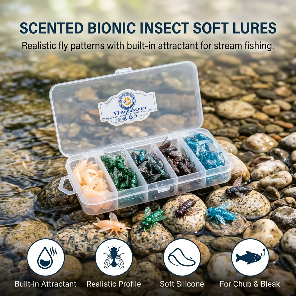 Señuelo Biónico de Silicona Suave para Mosca – Realista y Duradero - imagen 5