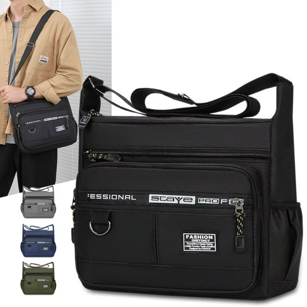 Bolso Bandolera de Nailon para Viaje de Gran Capacidad - imagen 2
