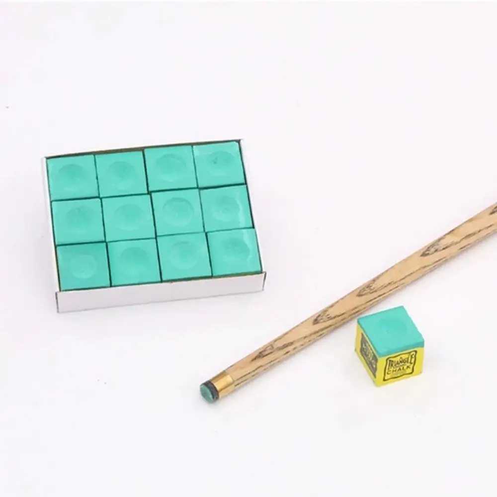 Tiza de billar de carbonato cálcico azul/verde con punta