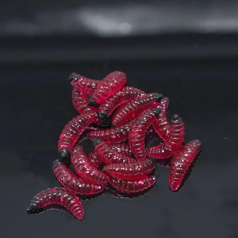 Detalle de señuelo luminoso de silicona