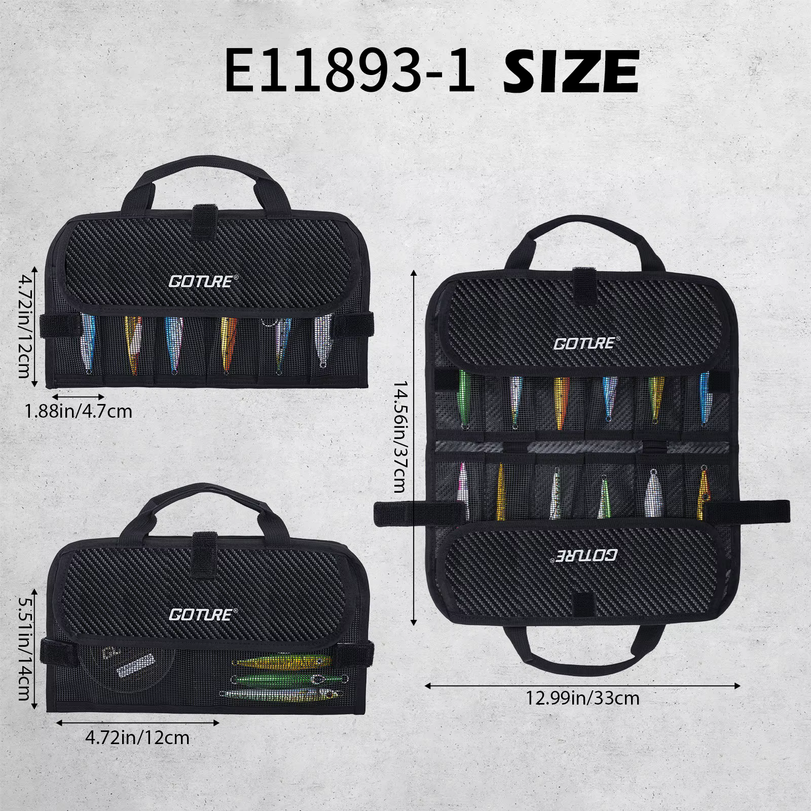 Bolsa portaseñuelos impermeable Goture de gran capacidad - imagen 3
