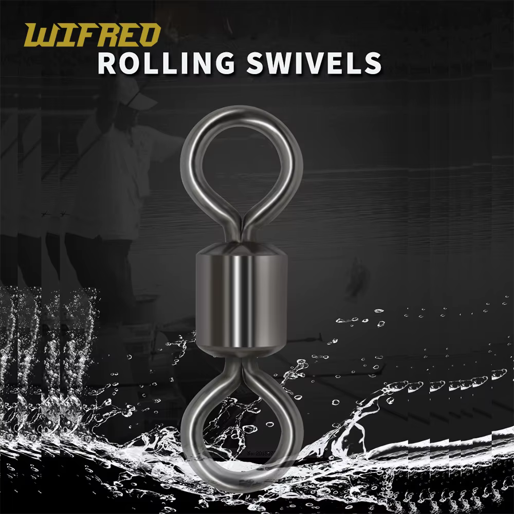 Wifreo Anillos Giratorios para Carpa - Conector Sólido de Pesca
