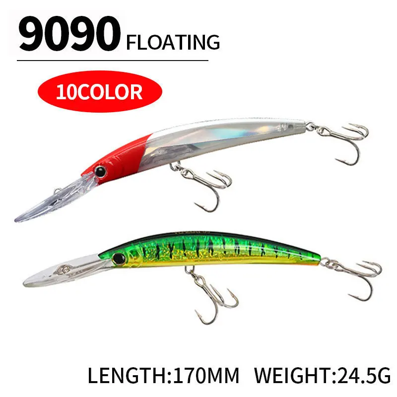 Señuelo minnow flotante trolling para lucio y carpa - imagen 2