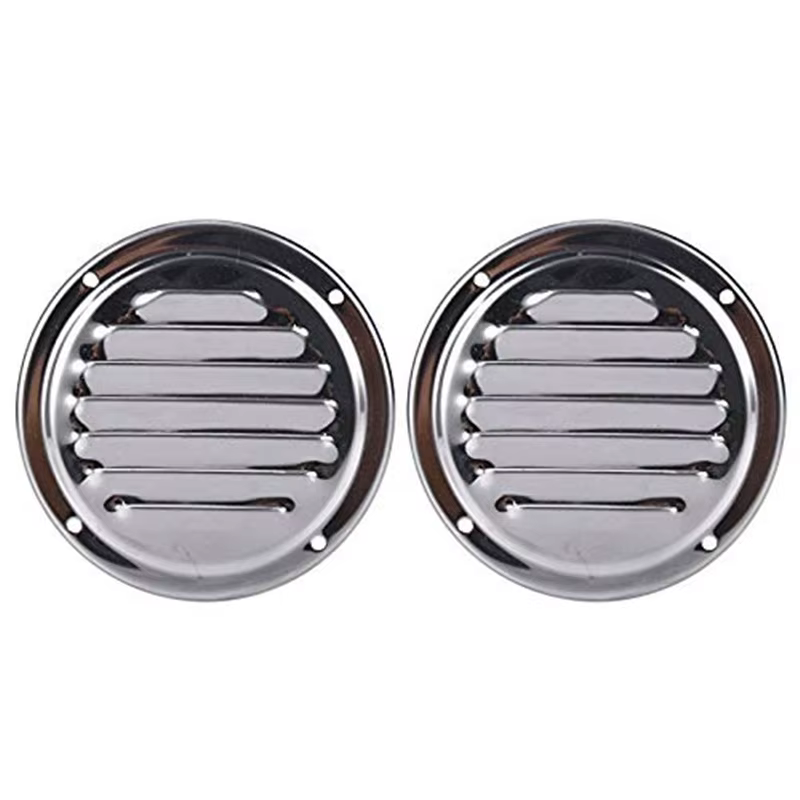 Cubierta ventilación louvered acero inoxidable para motor barco - imagen 4