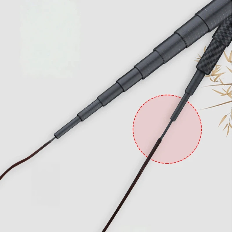 Caña de pesca ultraligera portátil para agua dulce – mini - imagen 3