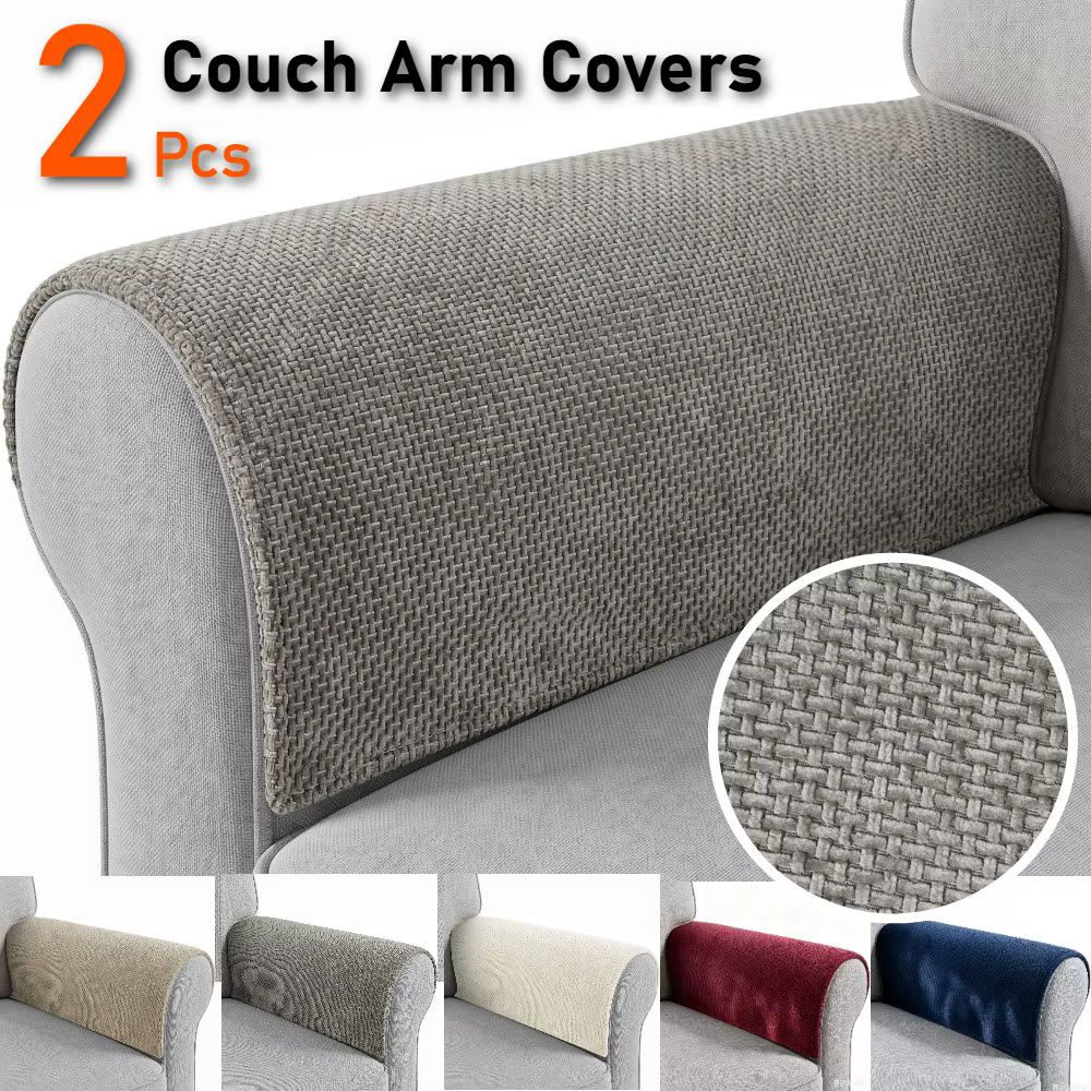 Fundas antideslizantes para reposabrazos de sofá y sillón - imagen 2