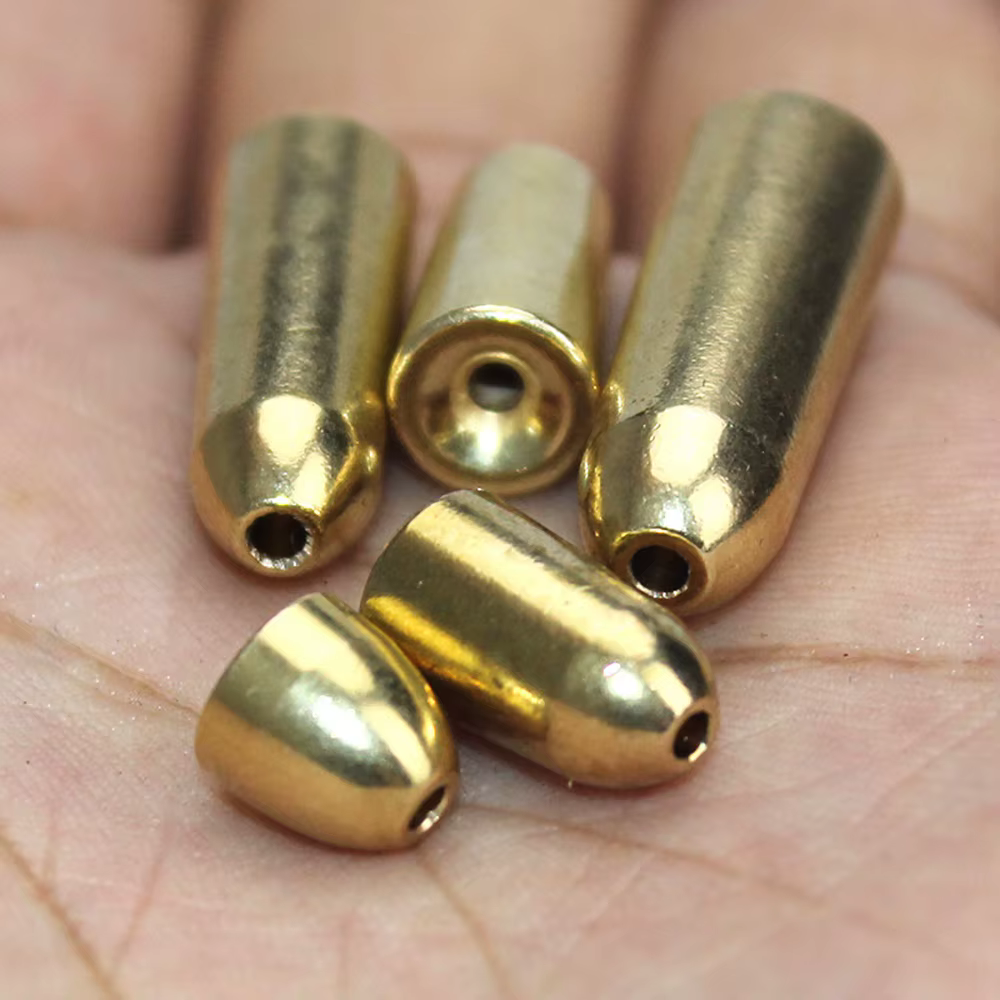 Plomo Texas deslizante bullet rig – Latón para lubina y lucio - imagen 4