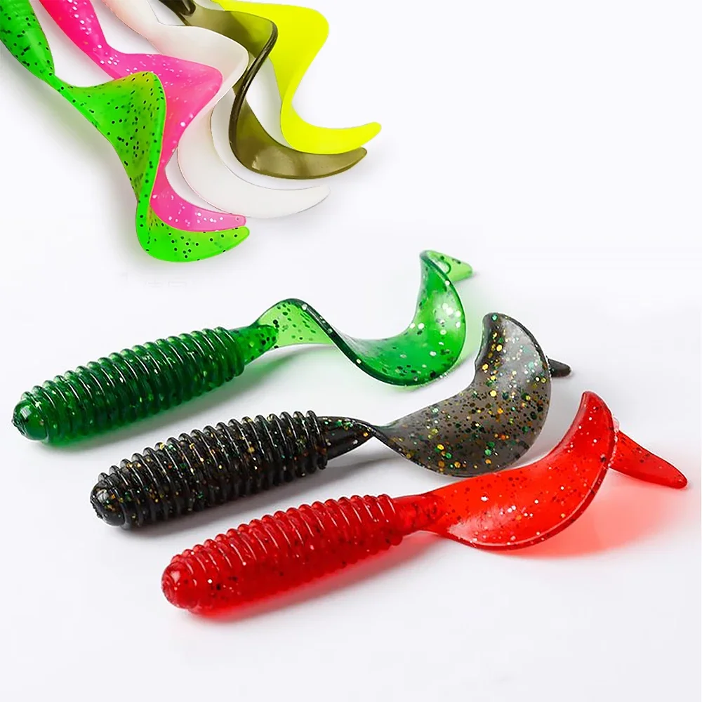 Señuelos Swimbait con cola en T y jig metálico 2 g - imagen 4