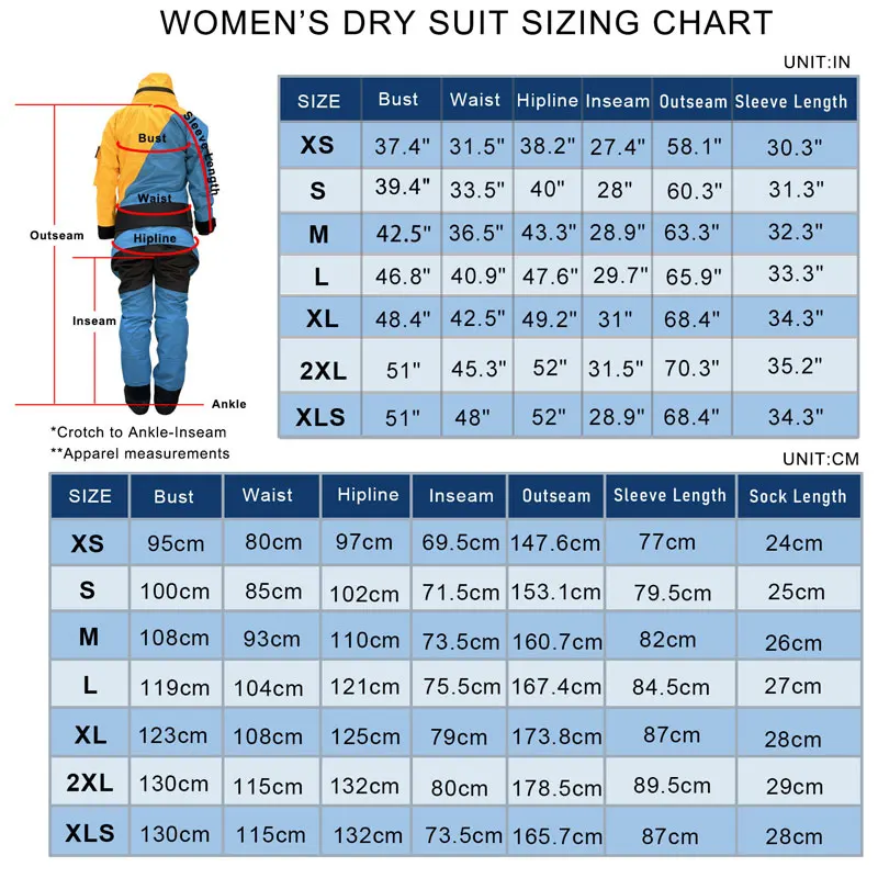 Traje seco impermeable mujer para navegación y paddle boarding - imagen 5