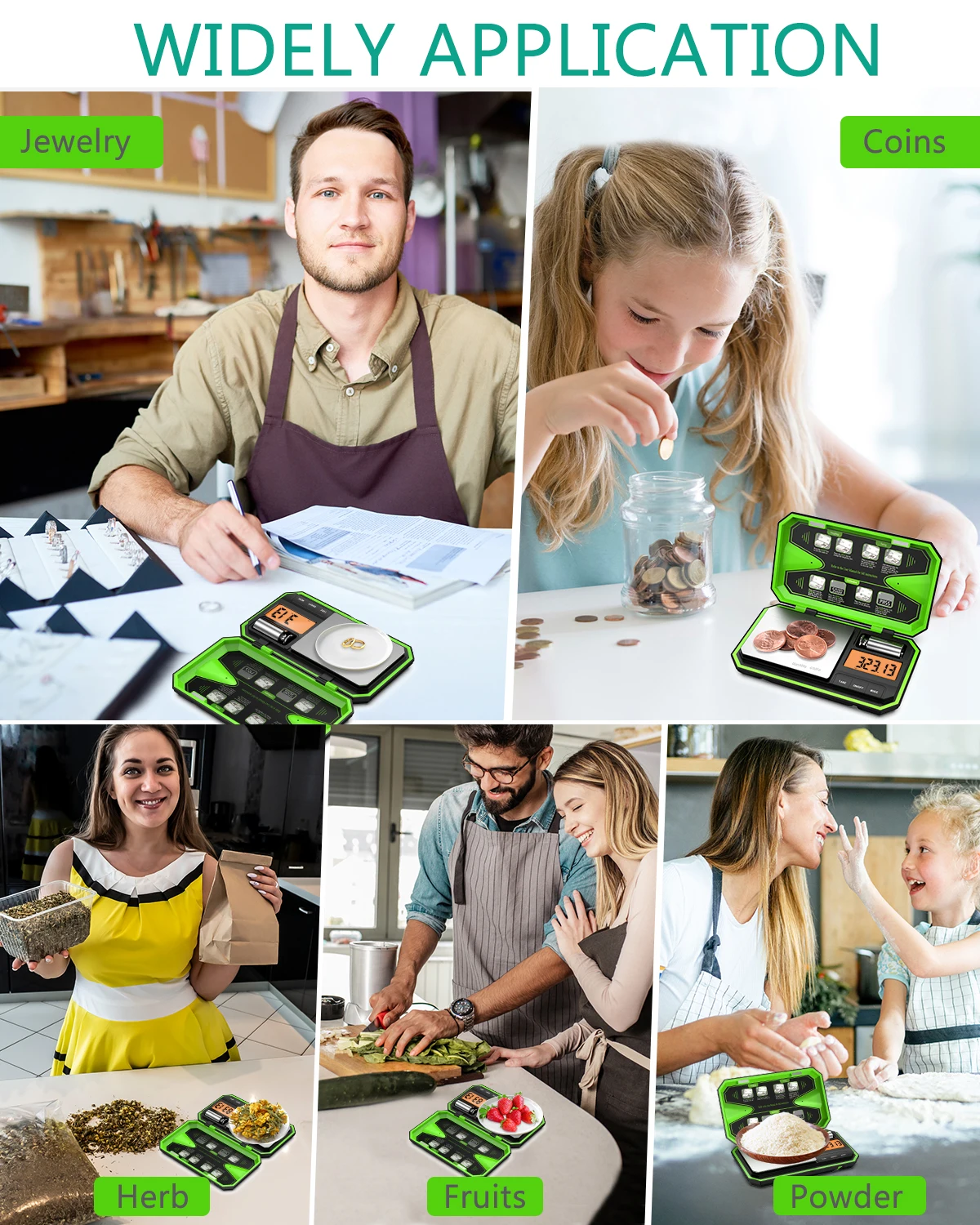 Báscula digital de bolsillo para pesar oro, joyas y alimentos - imagen 4