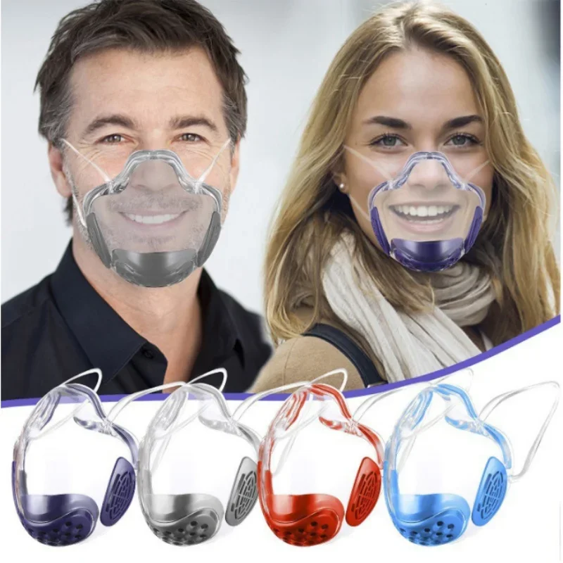 Mascarilla transparente protectora para adultos