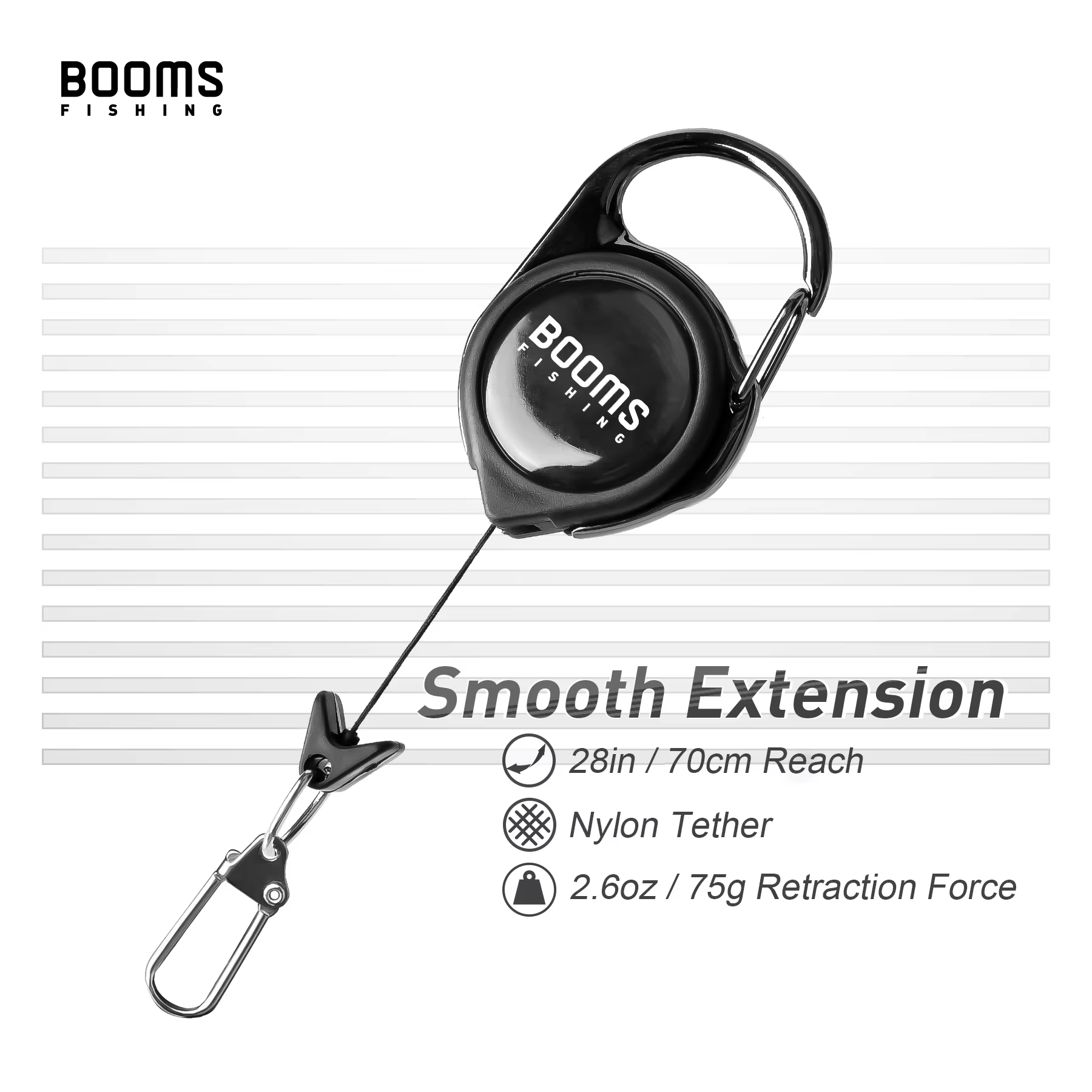 Booms RG1 Extractor Retractable – Organizador para pesca con mosca - imagen 4