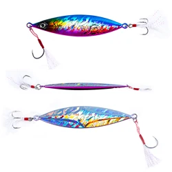 Goture señuelos de metal para pesca lenta en agua salada