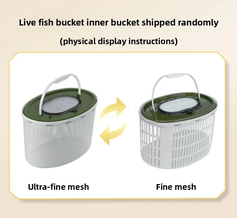 Cubo portátil con diseño para pesca