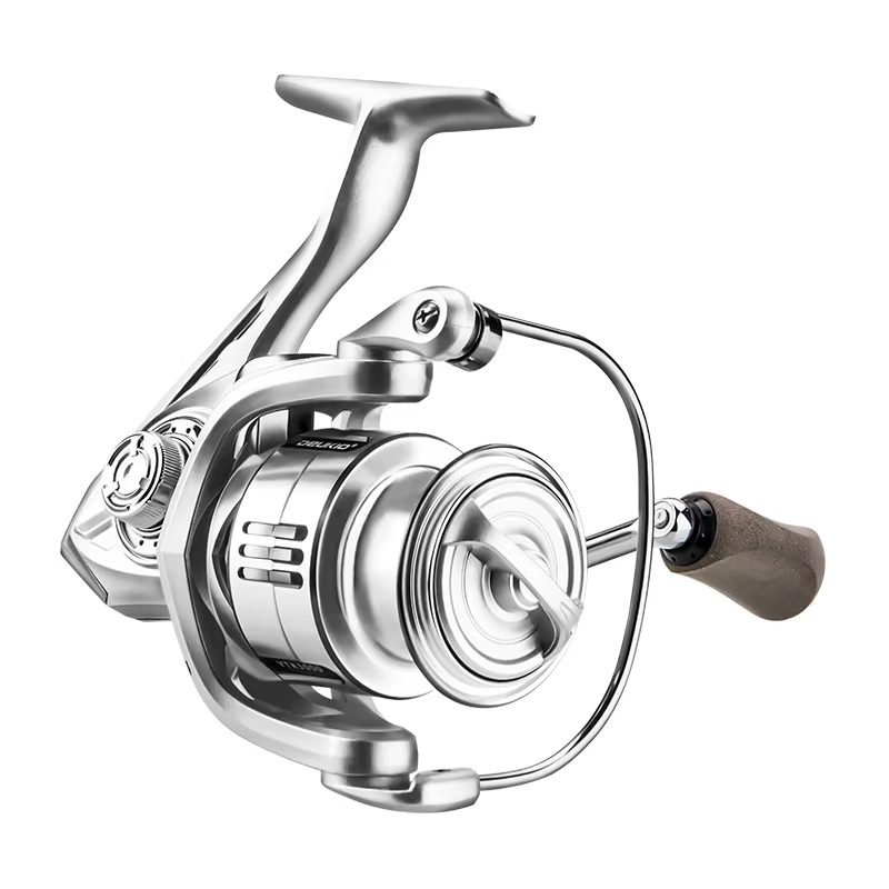 DEUKIO carrete de pesca 5.2:1 8kg arrastre agua dulce y salada