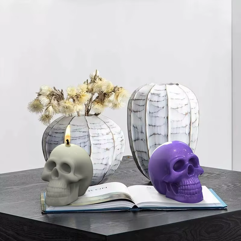 Molde calavera para jabón artesanal