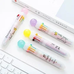Bolígrafo de lujo Kawaii para niños con tinta brillante y suave