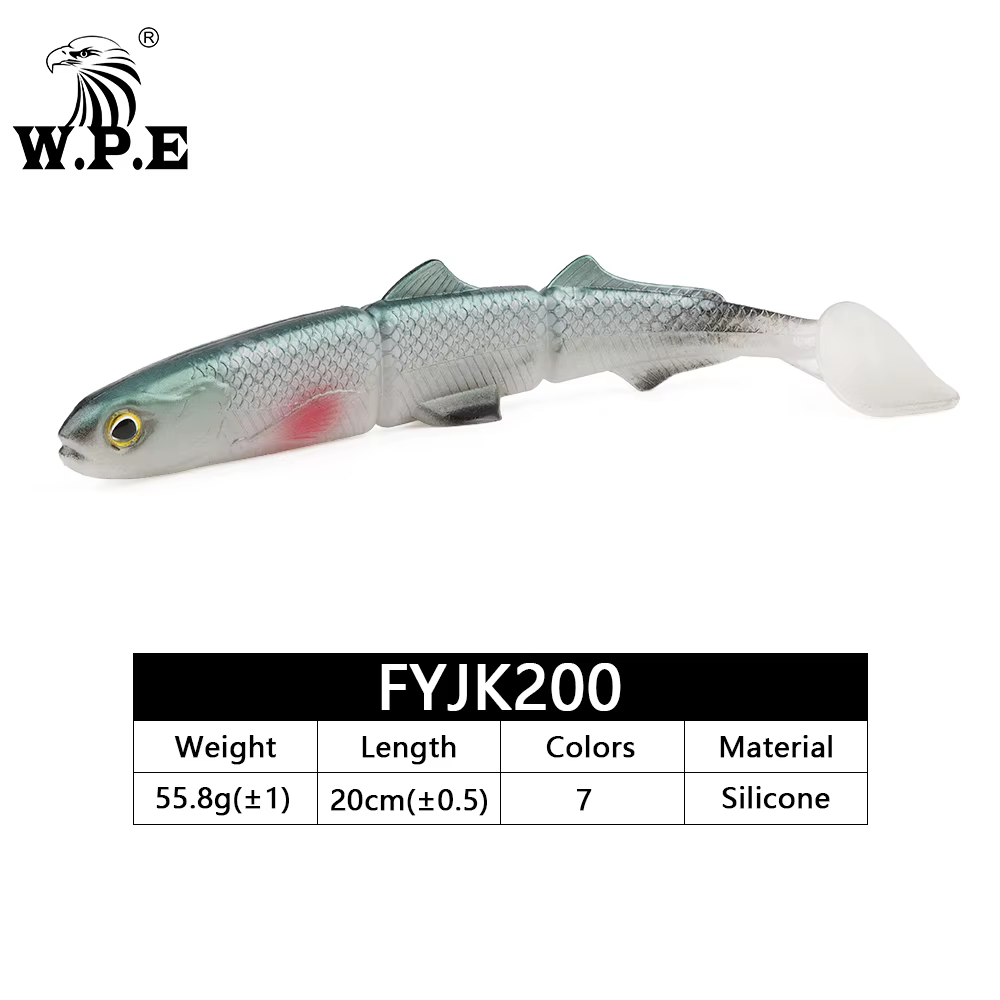 Swimbait W.P.E. 200mm 55g – Vinilo para Lubina y Carpa - imagen 3