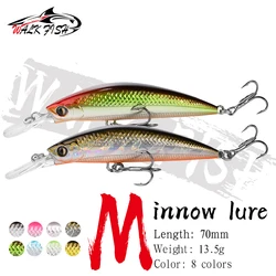 WALK FISH Minnow hundido 70mm – Señuelo duro para pesca profesional