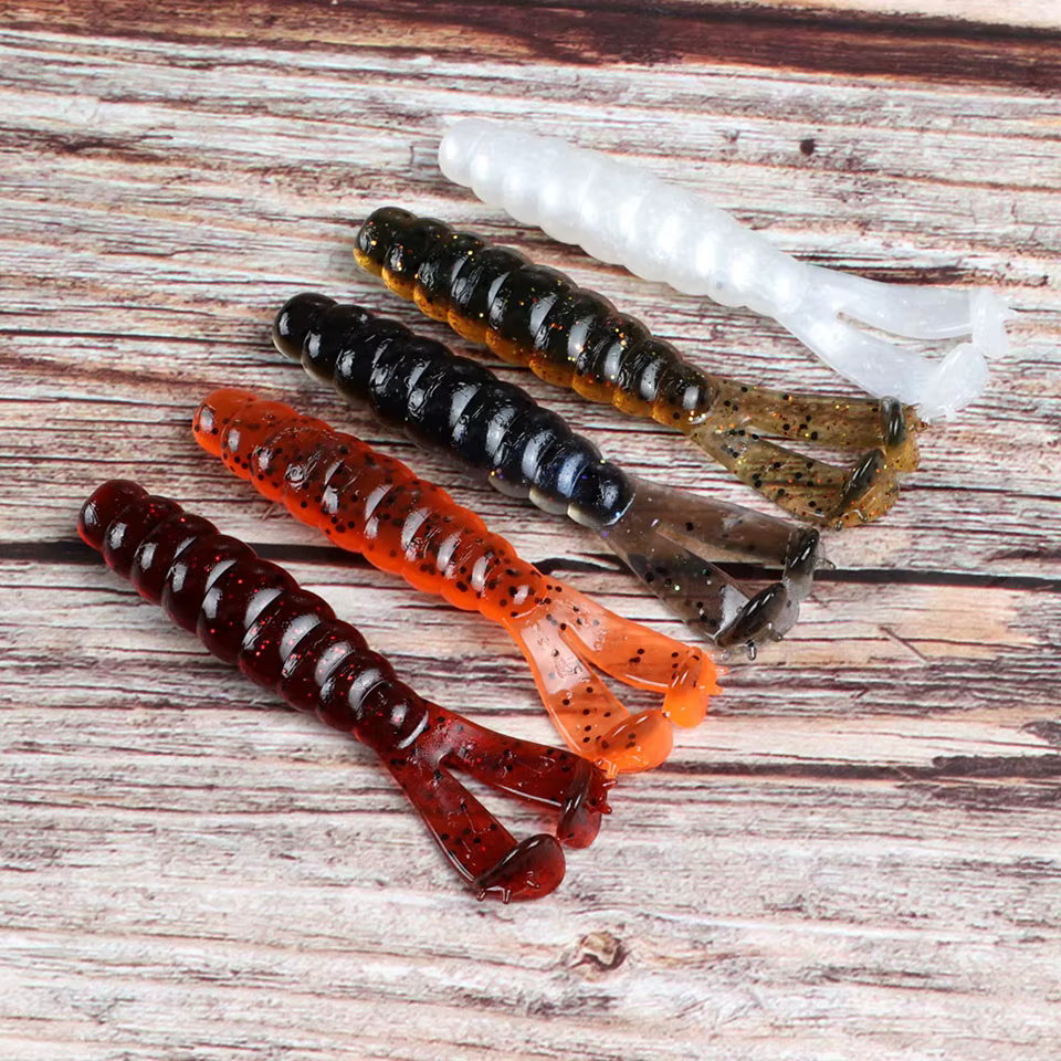 WALK FISH Señuelo blando TPR flotante – Doble cola para mar - imagen 2