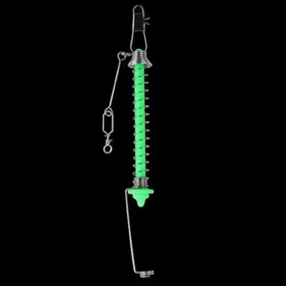 Clavador automático de pesca con soporte para cebo y resorte - imagen 4