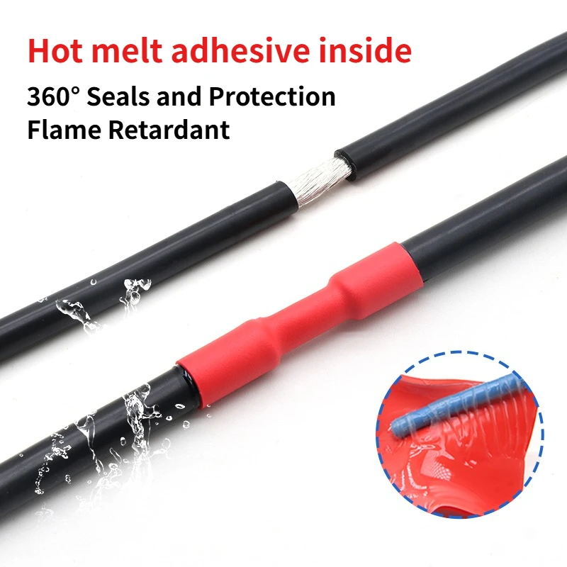 Tubo termorretráctil de doble pared con adhesivo impermeable - imagen 4