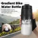 Botella de agua para bicicleta degradado con agarre ergonómico - imagen 3