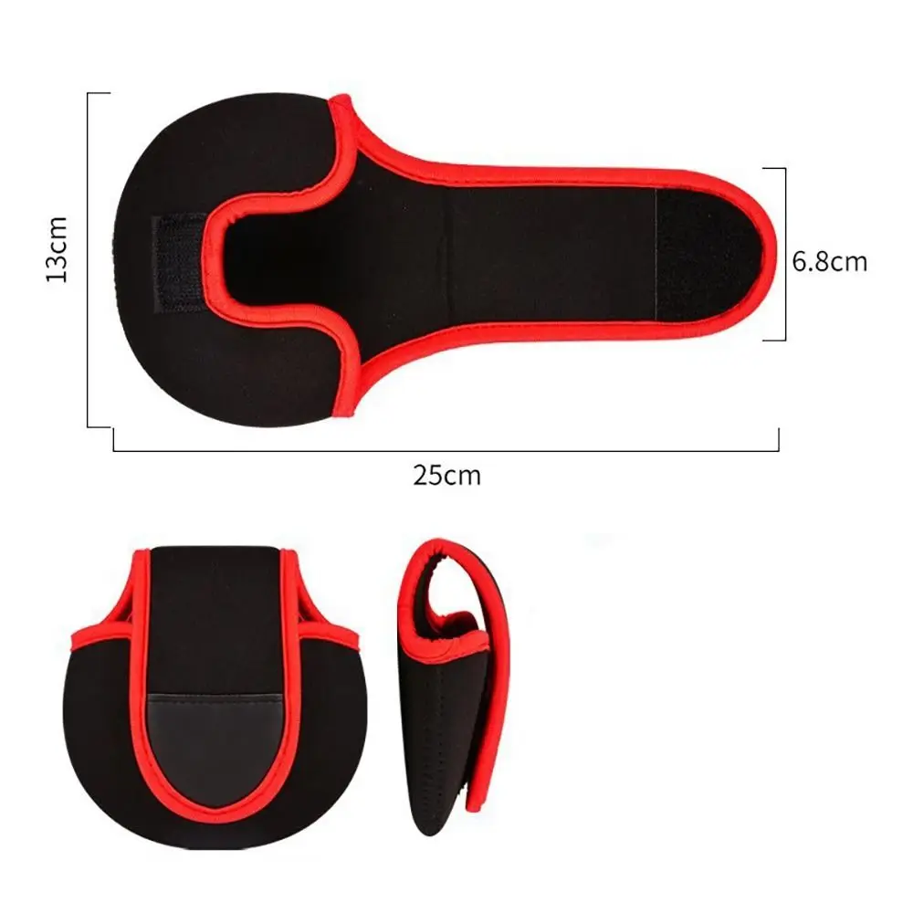 Funda negra para carrete de spinning