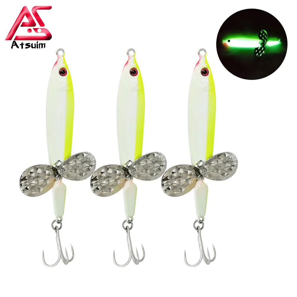 AS Fast Jig 60g Glow en primer plano